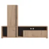 Obrazek Meblościanka Chania Artisan/Czarny 11013496