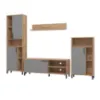 Obrazek Meblościanka Cantal Artisan/Grafit 11012256