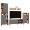 Obrazek Meblościanka Cantal Artisan/Grafit 11012256