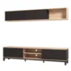 Obrazek Meblościanka Monaco Artisan/Czarny 11013510