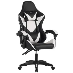 Obrazek Fotel gamingowy Diogenes 8683 czarny/biały