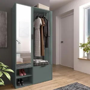 Obrazek Garderoba Milo Stone Green