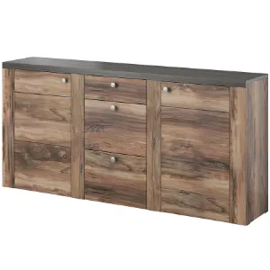 Komoda Larona 2D3S satin nussbaum 25
