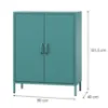 Obrazek Komoda metalowa Vito Modern Sea Green
