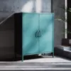 Obrazek Komoda metalowa Vito Modern Sea Green