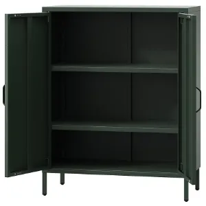 Obrazek Komoda metalowa Vito Modern Bottle Green