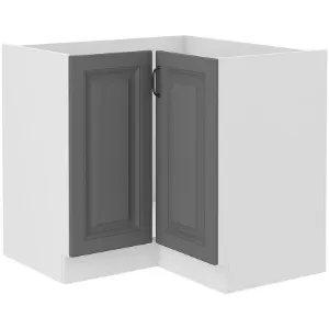 Obrazek Szafka Kuchenna Stilo Dustgrey/Biały 90x90 Nd 2f Bb