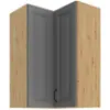 Obrazek Szafka kuchenna Stilo Dustgrey/Artisan 60X60 GN-90 2F (90°)