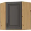 Obrazek Szafka kuchenna Stilo Grafit/Artisan 60X60 GN-72 2F (45°)
