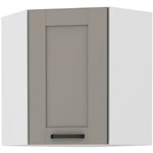 Obrazek Szafka kuchenna Luna Claygrey/Biały 60X60 GN-72 2F (45°)