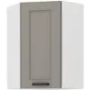 Obrazek Szafka kuchenna Luna Claygrey/Biały 60X60 GN-90 1F (45°)