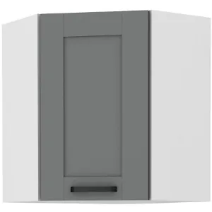 Obrazek Szafka Kuchenna Luna Dustgrey/Biały 60X60 GN-72 2F (45°)