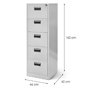 Obrazek Komoda Sara V005 metalowa szary
