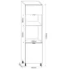 Obrazek Szafka Kuchenna LOFT II D60 KU grafit