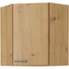 Obrazek Szafka kuchenna MODENA CZARNY/DĄB ARTISAN 60X60 GN-72 2F (45°)