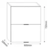 Obrazek Szafka Kuchenna Loft II G60 U grafit