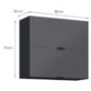 Obrazek Szafka Kuchenna Loft II G80 U grafit