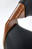 Obrazek Fotel gabinetowy Bobbin czarny/orzechowy