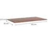 Obrazek Blat do stołu Tt Brown Sw509 9545 160x80 Cm