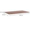 Obrazek Blat do stołu Tt Brown Sw509 9542 140x80 Cm