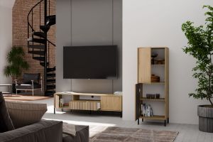 Obrazek Witryna Amaro 2DK Slim dąb artisan