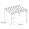Obrazek Pawilon ogrodowy YF-3866N 3x3.6m