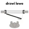 Obrazek Drzwi wewnętrzne LIZBONA PEŁNA 0*0 80L Dąb Grandson