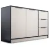 Obrazek Komoda Duarte 2d3s Kaszmir / Czarny