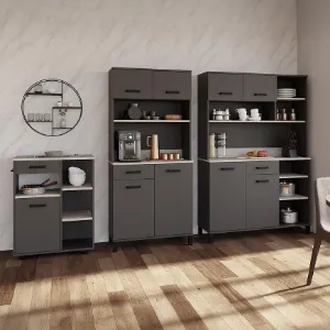 Obrazek Buffet Linda Antracyt 120 (NESSA)