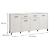 Obrazek Komoda Vienne 4k2f Biała 11013602