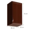 Obrazek Szafka kuchenna Sycylia G40 P orzech milano