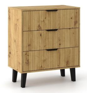 Obrazek Komoda Koni 3S Slim dąb artisan