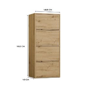 Obrazek Komoda Malwa 4D dąb artisan