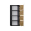 Obrazek Komoda Malwa 4D antracyt/dąb artisan