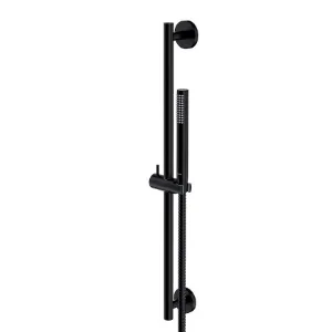 Zestaw prysznicowy suwany Microphone czarny