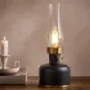 Obrazek Lampa stołowa naftowa OLIA USB IP44 black
