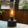 Obrazek Lampa stołowa naftowa OLIA USB IP44 black