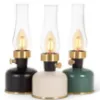 Obrazek Lampa stołowa naftowa OLIA USB IP44 black