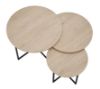 Obrazek Stolik okrągły Alto 60 cm dąb cremona/czarny
