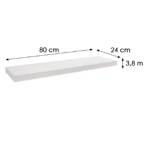 Obrazek Półka FS 80/24 biała 65110 795x235
