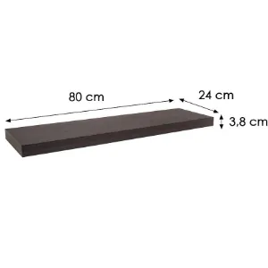 Obrazek Półka FS 80/24 wenge 65114 795x235
