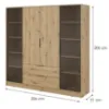 Obrazek Szafa Kelly 4D RD artisan z led