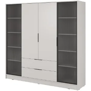 Szafa Kelly 4D RD cashmere z led