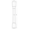 Obrazek Wąż prysznicowy 125 cm srebrny