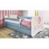 Obrazek Łóżko dziecięce Babydreams+SZ+M niebieski 80x160 balonik
