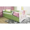 Obrazek Łóżko dziecięce Babydreams+SZ+M zielony 80x160 balonik