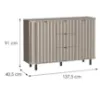 Obrazek Komoda Novado 1nv 140 Clay Gray