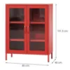 Obrazek Witryna Metalowa Gina Modern Red