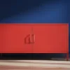 Obrazek Szafka RTV Metalowa Rosa Modern Red