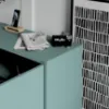Obrazek Szafka RTV Metalowa Rosa Modern Sea Green